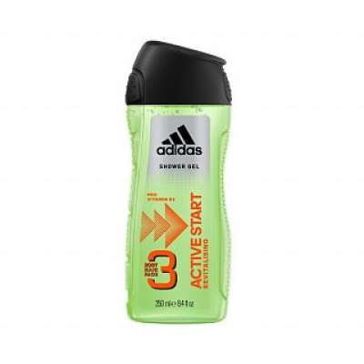 Adidas 3 Active Start tusfürdő férfiaknak 250 ml