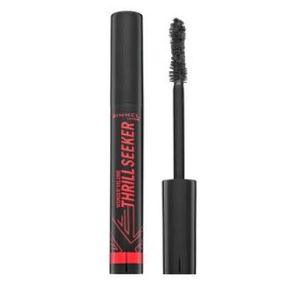 Rimmel London Wonder'Volume Mascara Thrill Seeker szempillaspirál volumenért Pitch Black 8 ml