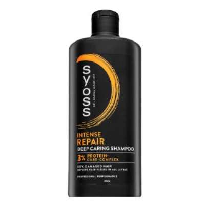 Syoss Intense Repair Deep Caring Shampoo erősítő sampon száraz és sérült hajra 440 ml