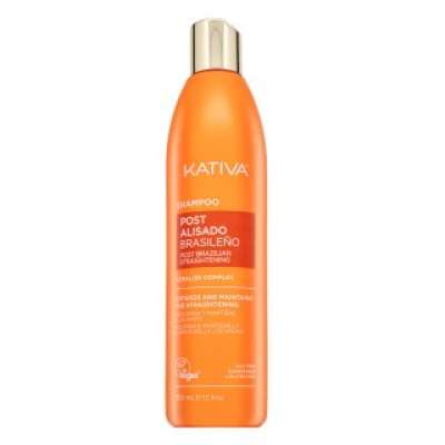 Kativa Post Brazilian Straightening Shampoo erősítő sampon a haj keratinnal való egyenlítése után 355 ml