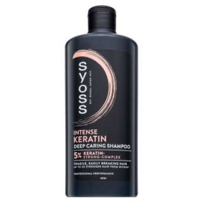 Syoss Intense Keratin Deep Caring Shampoo tápláló sampon keratinnal 440 ml
