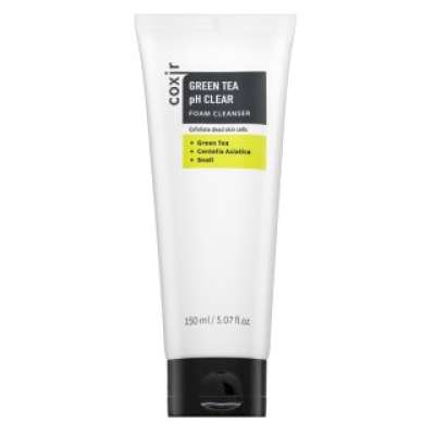 Coxir Green Tea pH Clear tisztító hab Foam Cleanser 150 ml