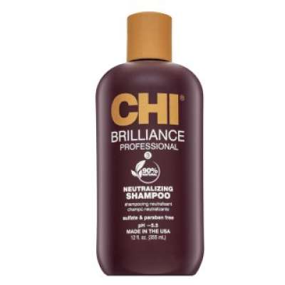 CHI Deep Brilliance Olive & Monoi Neutralizing Shampoo tisztító sampon hidratáló hatású 355 ml