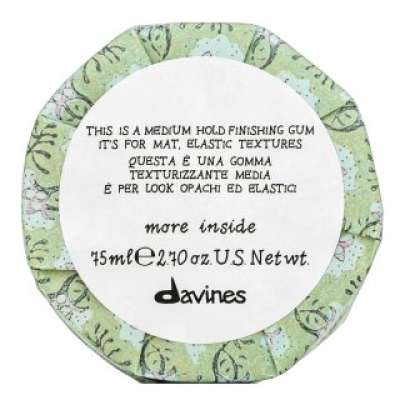 Davines More Inside Medium Hold Finishing Gum hajformázó paszta közepes fixálásért 75 ml