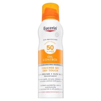 Eucerin Sun Protection Oil Control napozó spray Sun Spray Transparent Dry Touch SPF 50 200 ml