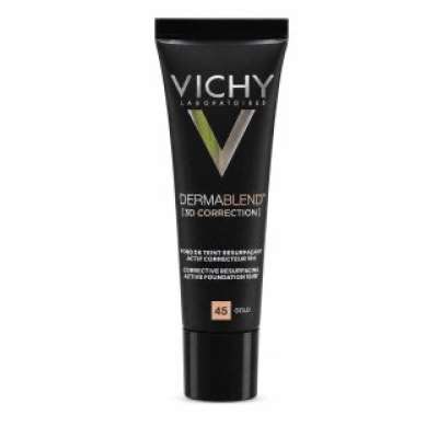 Vichy Dermablend 3D Correction hosszan tartó make-up az arcbőr hiányosságai ellen 45 Gold 30 ml