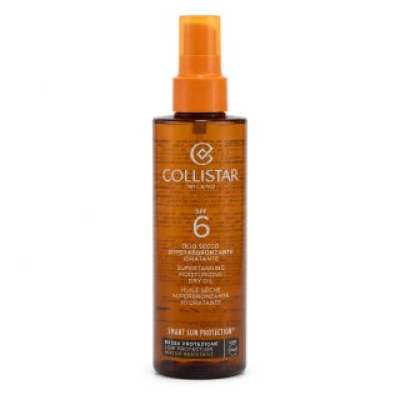 Collistar napolaj arcra és testre Supertanning Moisturizing Dry Oil SPF 6 200 ml