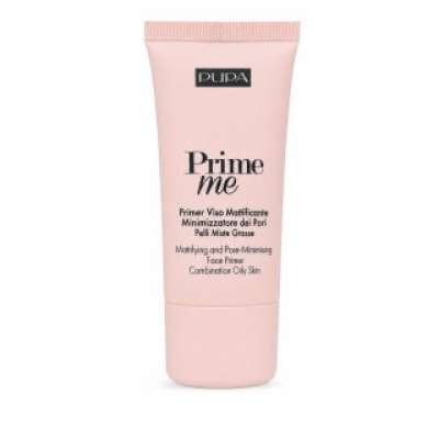 Pupa Prime Me Mattifying and Pore-Minimising Face Primer alap a make-up alá kombinált és zsíros bőrre 30 ml