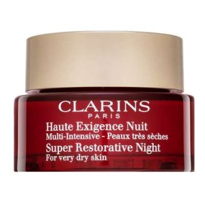 Clarins Super Restorative Night Very Dry Skin Cream éjszakai krém száraz arcbőrre 50 ml