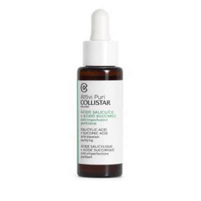 Collistar Attivi Puri szalicilsavtartalmú szérum Salicylic Acid + Succinic Acid 30 ml