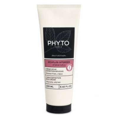 Phyto Intense Curls Curls Definition Rich Cream Tápláló krém hullámos és göndör hajra 250 ml