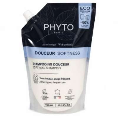 Phyto Softness Shampoo hajsimító sampon minden hajtípusra Refill 750 ml