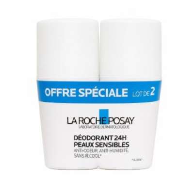 La Roche-Posay dezodor 24H Physiological Roll-On Deodorant 2 x 50 ml