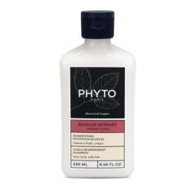 Phyto Intense Curls Curls Nourishment Shampoo tápláló sampon hullámos és göndör hajra 250 ml