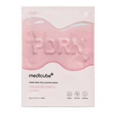 Medicube ragyogást fokozó arcmaszk PDRN Pink Vita Coating Mask 22 g