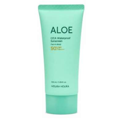 Holika Holika Aloe napozó krém CICA Waterproof Sunscreen SPF 50+/PA++++ 100 ml