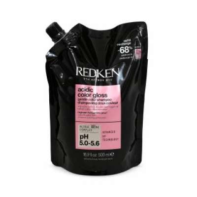 Redken Acidic Color Gloss Gentle Color Shampoo ragyogó sampon fényes festett hajért Refill 500 ml