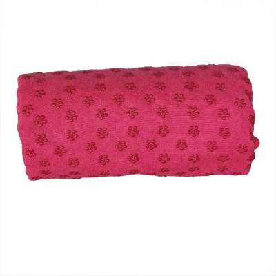 Csúszásgátlós jógatörölköző ajándék táskával-pink