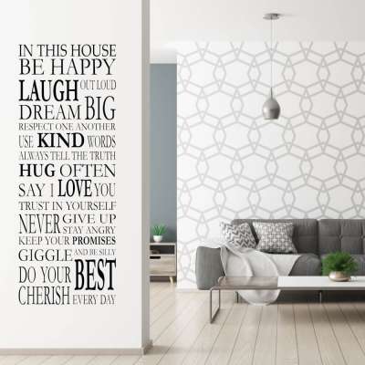 Idézetes falmatrica - Otthon