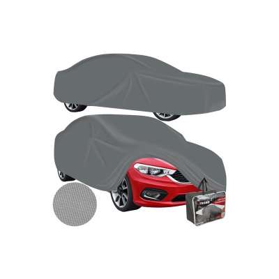 Takaróponyva, védőhuzat közepes és nagyobb méretű személyautóhoz, víz- és UV álló, 572×180×120 cm