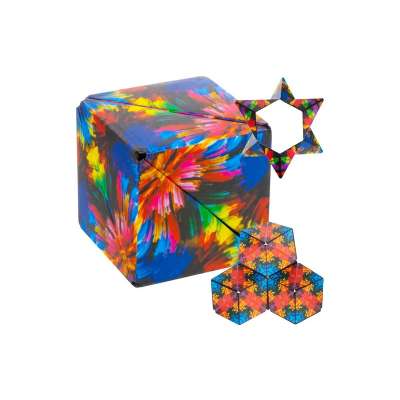 Interaktív, mágneses anti-stressz kocka, stresszoldó puzzle felnőttek és gyerekek számára