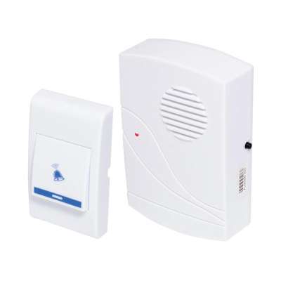 Home DB 0650DC vezeték nélküli csengő, 60 m hatótáv, 32 dallam, LED fényjelzés, elemes tápellátás