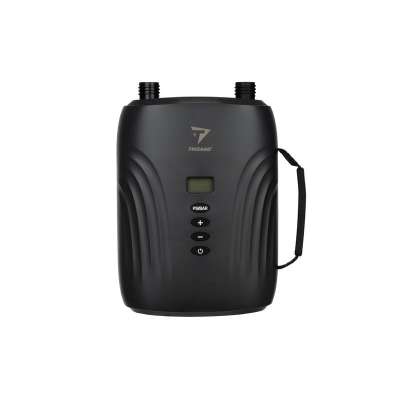 Elektromos kompresszor SUP deszkákhoz, kajakokhoz és strandcikkekhez, hordozható pumpa cserélhető fejekkel