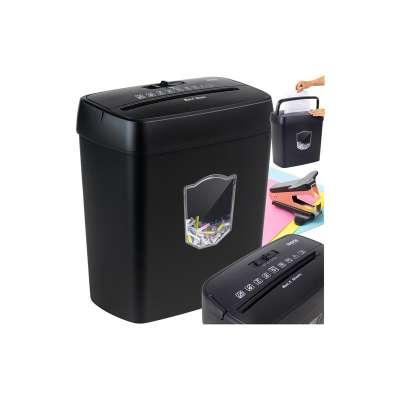 Automatikus iratmegsemmisítő, 12 literes tartállyal, GDPR kompatibilis, fekete