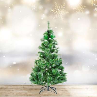 Műfenyő - 150 cm - ezüstfenyő dús ágakkal - PVC - havas