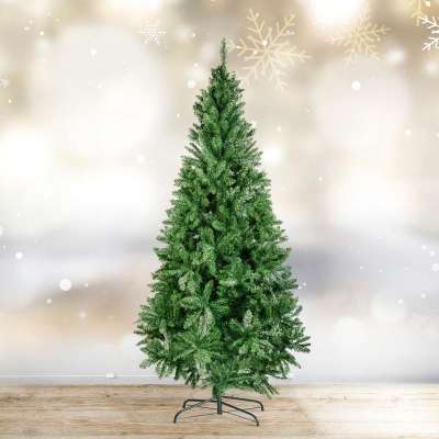 Műfenyő - 180 cm - Nordmann - PVC - sötétzöld