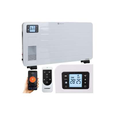 2300W energiatakarékos elektromos konvektor fűtőtest, WiFi és távirányítású vezérléssel