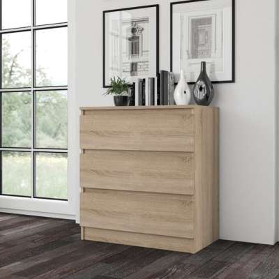 Odell M3 fiókos szekrény, 70x75x40 cm, sonoma