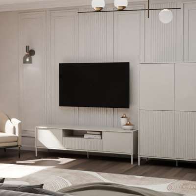 Kashar RTV KAMARO160 TV állvány, 40x164x47 cm, kasmír