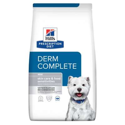 2x6kg Hill’s Prescription Diet Canine Derm Complete Mini száraz kutyatáp