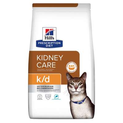 2x3kg Hill's Prescription Diet k/d Kidney Care tonhal száraz macskatáp gazdaságos csomag