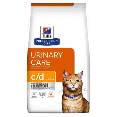 12kg Hill's Prescription Diet c/d Multicare Urinary Care csirke száraz macskatáp