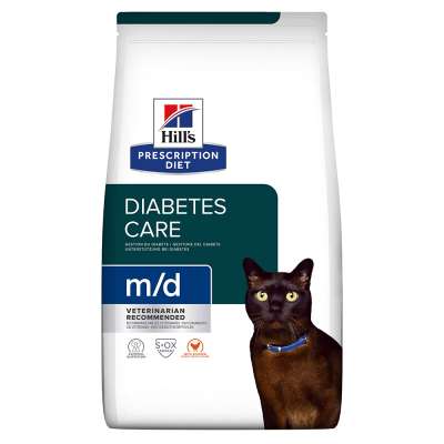 3kg Hill's Prescription Diet m/d Diabetes Care csirke száraz macskatáp