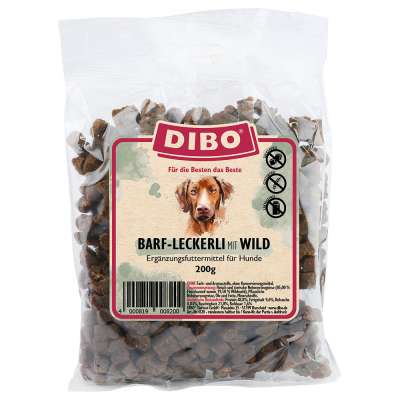 2x200g DIBO BARF jutalomfalat vadász kutyus snackkel