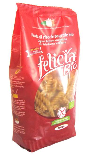 Felicia bio gluténmentes barnarizs fussili tészta 250 g