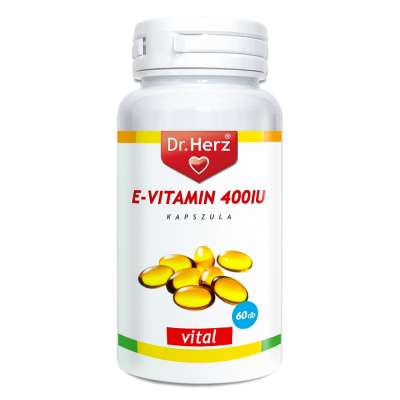 Dr.herz e-vitamin 400iu kapszula 60 db