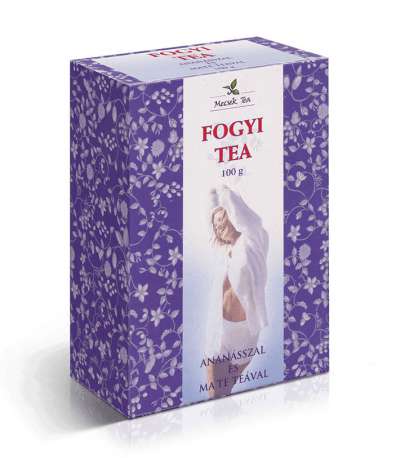 Mecsek fogyi tea ananász+mate tea 100 g