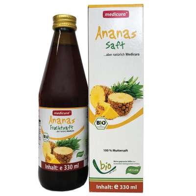 Medicura Ananász 100 százalékos Bio gyümölcslé 330 ml