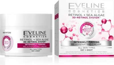 Eveline 3d retinol intenzív feszesítő arckrém 50 ml