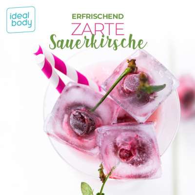 Idealbody fogyókúrás italpor meggy ízű 525 g