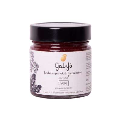Gabijó Lekvár Bodza-Eper-Berke. Hcm. 240 g