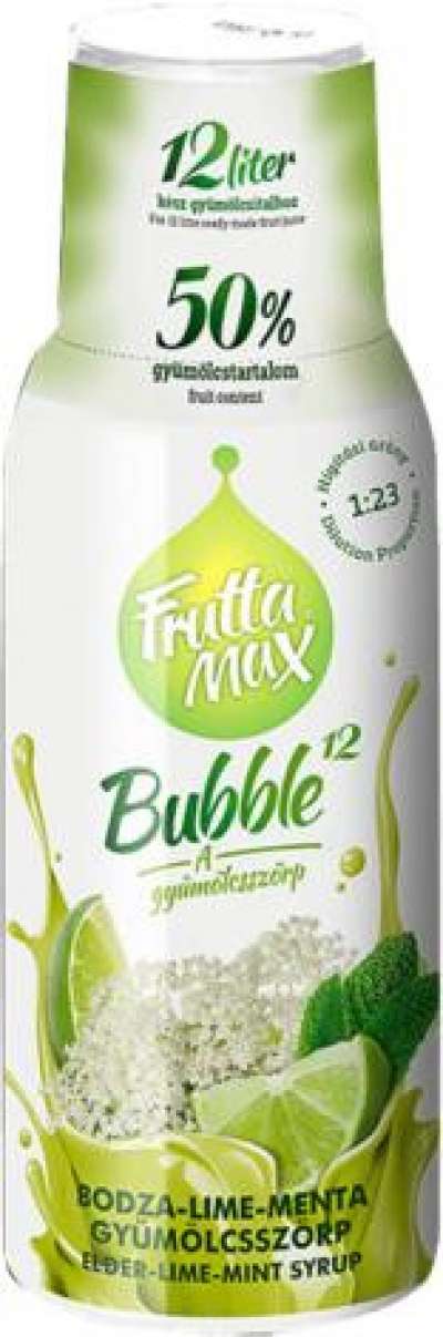 Fruttamax bubble bodza-lime-menta light 500 ml