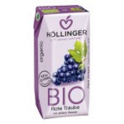 Höllinger bio gyümölcsital szőlő 200 ml