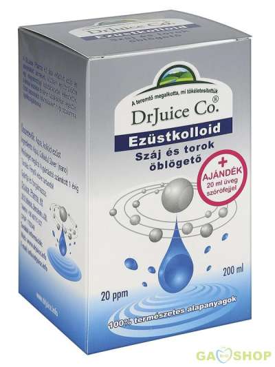 Dr.juice ezüstkolloid oldat 200 ml