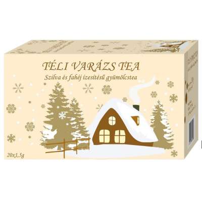 HERBÁRIA TÉLI VARÁZS TEA - SZILVA ÉS FAHÉJ ÍZESÍTÉSŰ 20 db