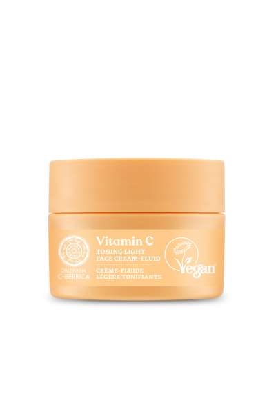 Natura Siberica Oblepikha C-Berrica Tonizáló arckrém-fluid C-vitaminnal